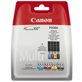 Cartridge Canon CLI-551, 4x 7ml, CMYK (6509B009)