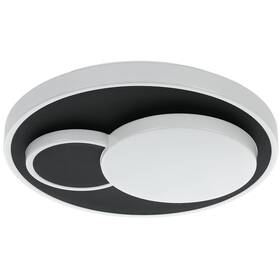 LED stropné svietidlo Eglo Lepreso, okrúhle (75665) čierne
