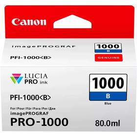 Cartridge Canon PFI-1000 B, 80 ml (0555C001) modrá