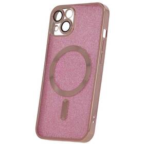 Kryt na mobil CPA Mag Glitter Chrome na Apple iPhone 14 Pro (GSM172622) ružový