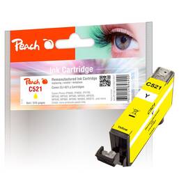 Cartridge Peach Canon CLI-521, 515 strán (313927) žltá