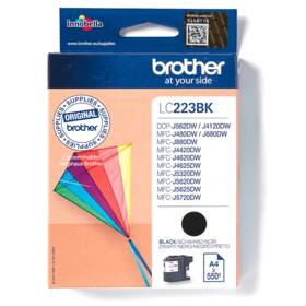 Cartridge Brother LC-223BK, 550 strán (LC223BK) čierna