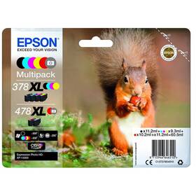 Cartridge Epson 378XL/478XL, 200/500/4x830 strán - CMYK (C13T379D4010)