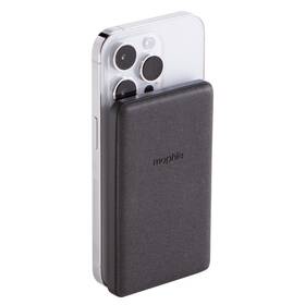 Powerbank Mophie 12W, 5000 mAh, snap + Juicepack mini, 1x USB-C, Snap adaptér + USB-C kábel (ZG401107912) čierna