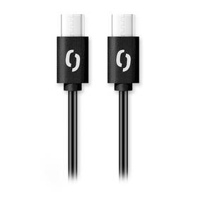 Kábel Aligator Power 60W, USB-C/USB-C, 3A, 1m (DATKP31) čierny