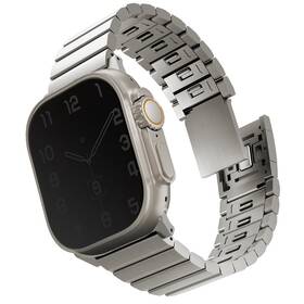 Remienok Uniq Strova Mag na Apple Watch 42/44/45/49mm (UNIQ-49MM-STRVMSIL) Titanium