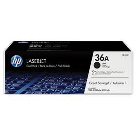 Toner HP 36A, 2x 2 000 strán, 2-pack (CB436AD) čierny