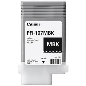 Cartridge Canon PFI-107MBK, 130ml, matná čierna (6704B001)