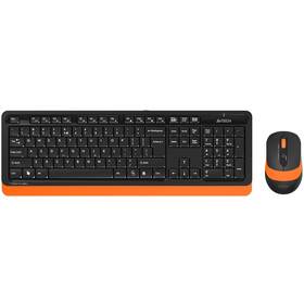 Klávesnica s myšou A4Tech FG1010 FSTYLER (FG1010) čierna/oranžová