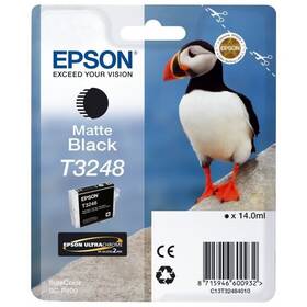 Cartridge Epson T3248, 14 ml - matná čierna (C13T32484010)