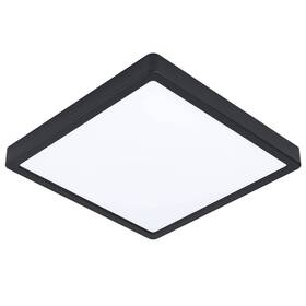LED stropné svietidlo Eglo Fueva 5, štvorec, 28,5 cm, neutrálna biela (99257) čierne