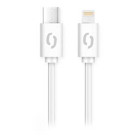Kábel Aligator Power USB-C/Lightning, 3A, 1m (DATKP34) biely