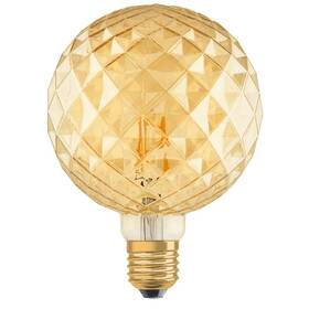LED žiarovka Osram Vintage 1906 Big Globe 40 Filament Pine 4W 824 Gold E27, teplá biela (4058075092037)