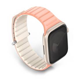 Remienok Uniq Revix Evo Reversible Magnetic na Apple Watch 38/40/41mm (UNIQ-41MM-REVECPNKIVY) ružový/béžový