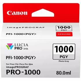 Cartridge Canon PFI-1000 PGY, 80 ml, foto sivá (0553C001)