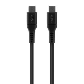 Kábel FIXED Liquid silicone USB-C/Lightning s podporou PD, MFi, 2m (FIXDLS-CL2-BK) čierny