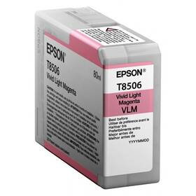 Cartridge Epson T8506, 80 ml - svetlo purpurová (C13T850600)