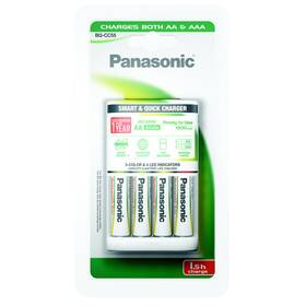 Nabíjačka Panasonic BQ-CC55 Smart Quick pro AA,AAA + 4x AA, 1900 mAh (K-KJ55MGD40E)