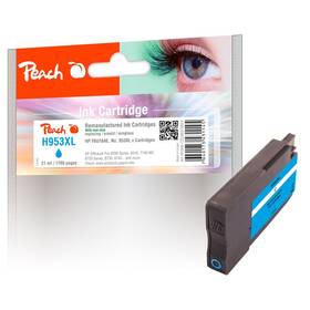 Cartridge Peach HP 953XL, 1760 strán (319954) azúrová farba