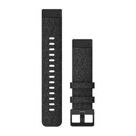 Remienok Garmin QuickFit 20mm, nylonový, čierny, čierna pracka (010-12875-00)