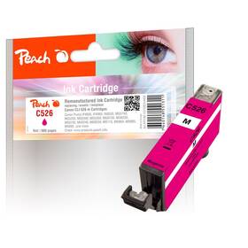 Cartridge Peach Canon CLI-526M, 600 strán (314459) purpurová farba