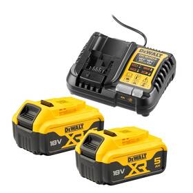 Set batérie a nabíjačky Dewalt XR DCB1104P2