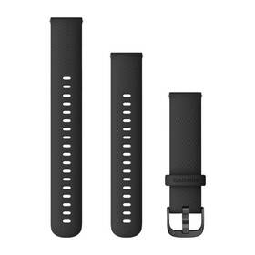 Remienok Garmin Quick Release 18mm, silikónový čierny, čierna pracka (010-12932-01)