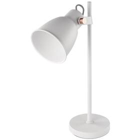 Stolná lampička EMOS JULIAN na žiarovku E27 (Z7621W) biela