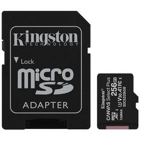 Kingston Canvas Select Plus MicroSDXC 256GB UHS-I U1 (100R/85W) + adapter