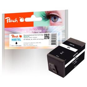 Cartridge Peach HP 907XL, 1650 strán (320008) čierna