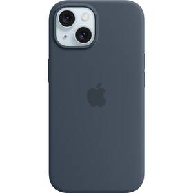 Kryt na mobil Apple Silicone Case s MagSafe pro iPhone 15 - bouřkově modrý (MT0N3ZM/A)