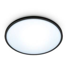 LED stropné svietidlo WiZ SuperSlim Tunable White 16 W (8719514338036) čierne