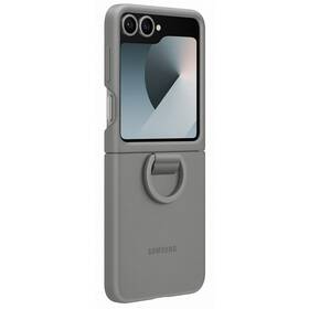 Kryt na mobil Samsung Silicone Case na Galaxy Z Flip 6 (EF-PF741TJEGWW) sivý