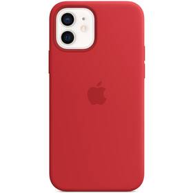 Kryt na mobil Apple Silicone Case s MagSafe pre iPhone 12 a 12 Pro - (PRODUCT)RED (MHL63ZM/A)