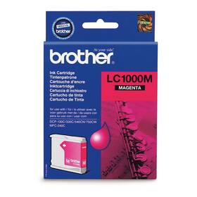 Cartridge Brother LC-1000M, 400 strán (LC1000M) purpurová farba