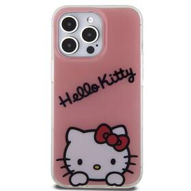 Kryt na mobil Hello Kitty IML Daydreaming na Apple iPhone 13 Pro (HKHCP13LHKDSP) ružový