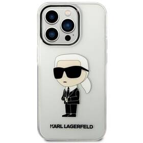 Kryt na mobil Karl Lagerfeld IML Ikonik NFT na Apple iPhone 14 Pro (KLHCP14LHNIKTCT) priehľadný
