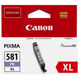 Canon CLI-581XL PB, 505 strán - foto modrá