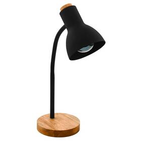 Stolná lampička Eglo Veradal (98831) čierna/hnedá