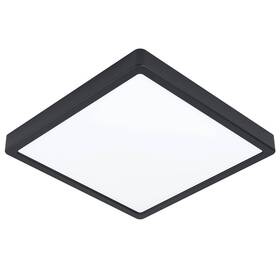 LED stropné svietidlo Eglo Fueva 5, štvorec, 28,5 cm, teplá biela (99245) čierne