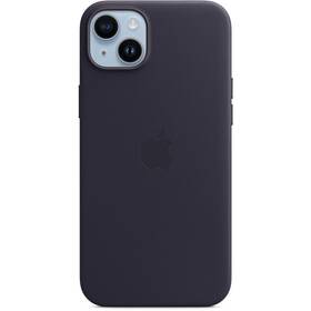 Kryt na mobil Apple Leather Case s MagSafe pre iPhone 14 Plus - atramentovo fialový (MPPC3ZM/A)