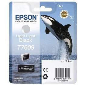 Cartridge Epson T7609, 25,9 ml - svetlo čierna (C13T76094010)