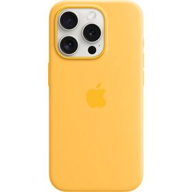 Kryt na mobil Apple iPhone 15 Pro Silicone Case s MagSafe - paprskově žlutý (MWNK3ZM/A)