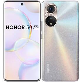 Mobilný telefón HONOR 50 5G 8/256 GB - Frost Crystal (5109AAXU)