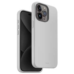 Kryt na mobil Uniq Lino Hue MagClick na Apple iPhone 15 Pro Max (UNIQ-IP6.7P(2023)-LINOHMCGRY) sivý
