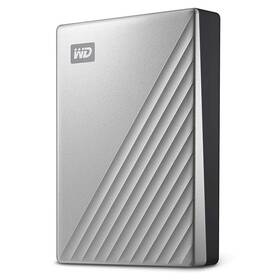 Externý pevný disk Western Digital My Passport Ultra 4TB (WDBFTM0040BSL-WESN) strieborný