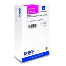 Cartridge Epson T7553 XL, 4000 strán (C13T755340) purpurová farba