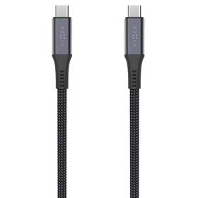 Kábel FIXED USB-C/USB-C, PD 3.1, 240W, 1,2 m (FIXDBP-CC12-GR) sivý