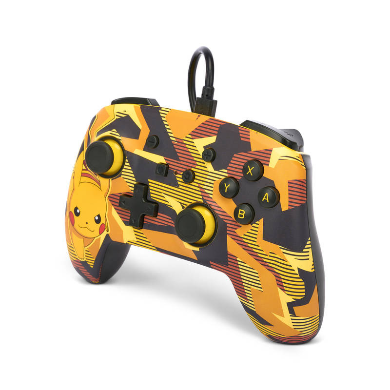 PowerA Enhanced Wired pre Nintendo Switch - Camo Storm Pikachu (NSGP0094-01)