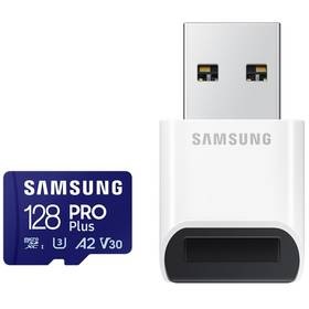 Pamäťová karta Samsung PRO Plus MicroSDXC 128GB + USB adaptér (MB-MD128SB/WW)